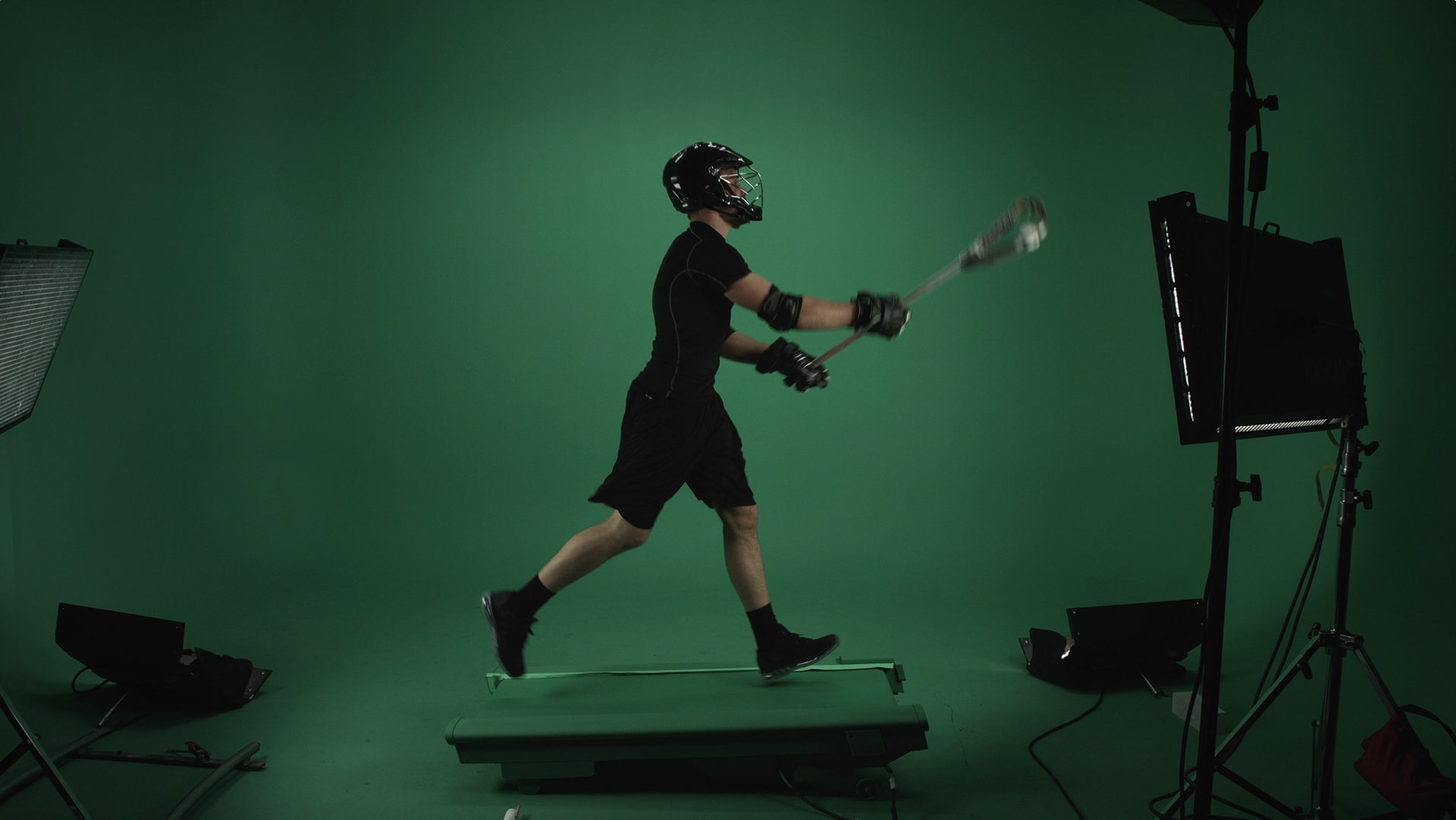 Phantom Lacrosse Green Screen Treadmill